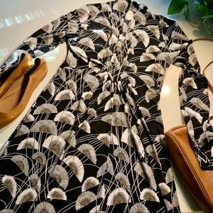 Floral Ruched Waist Dress